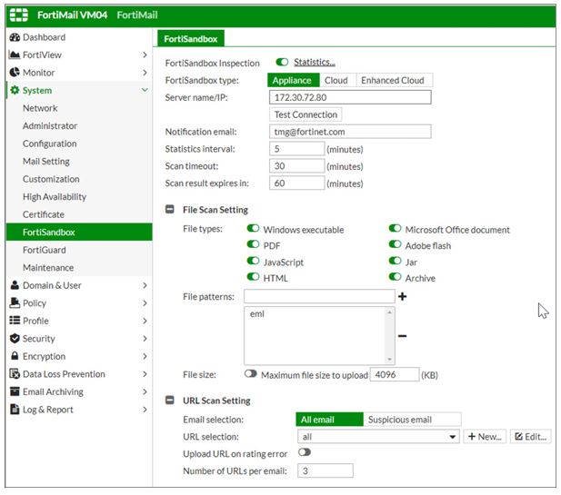 Configuração fácil de usar